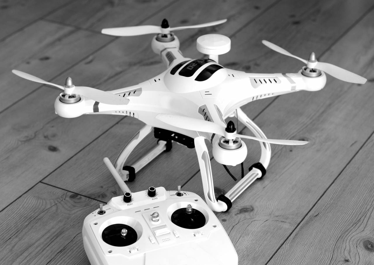   camera  fly  airplane  vehicle  aviation  — free black and white photo