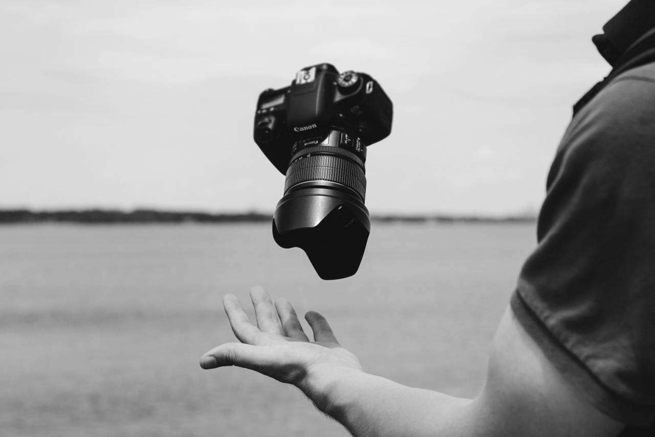   man  water  person  sky  photography  — free black and white photo