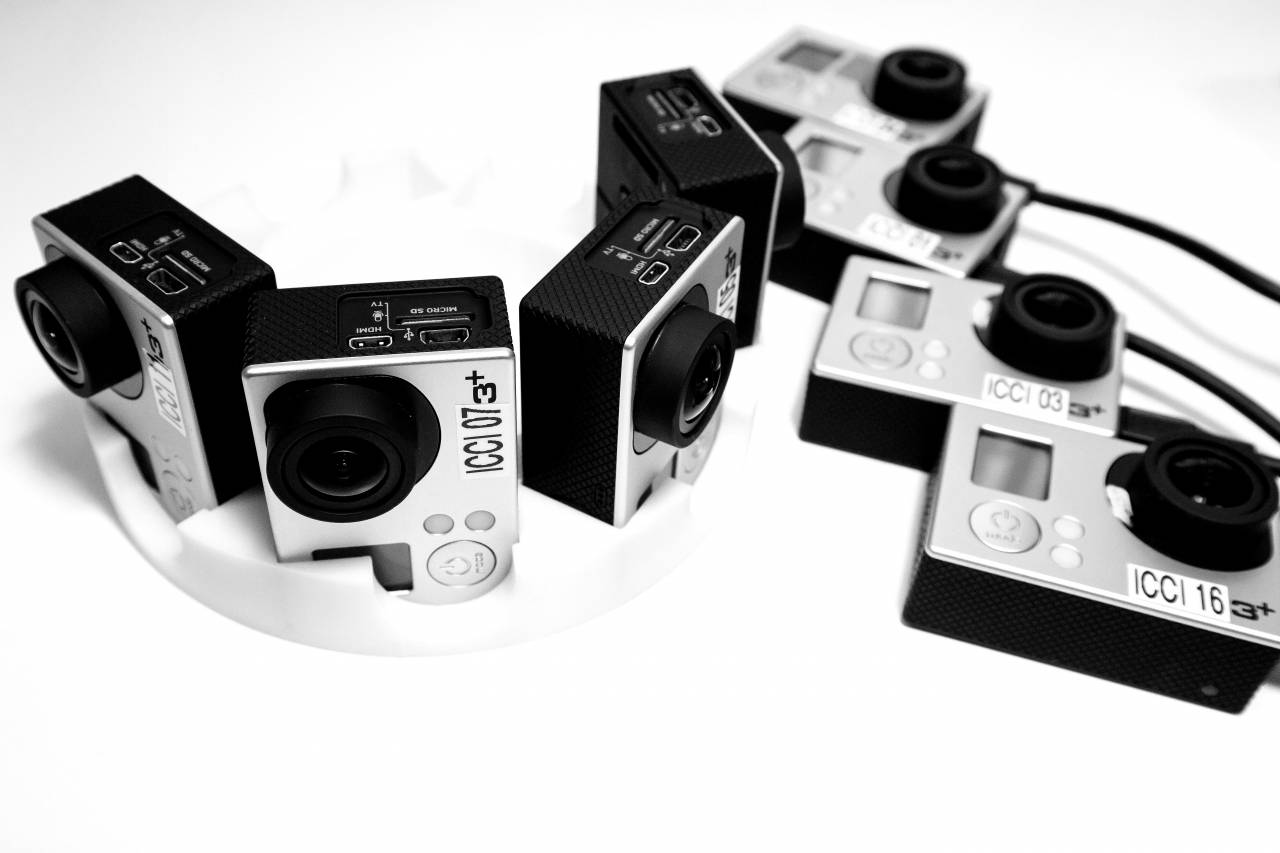   panorama  preparation  product  go pro  — free black and white photo
