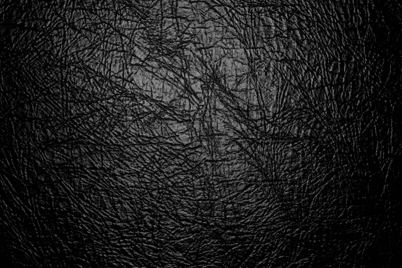 Black Leather Texture Close Up   — free black and white photo