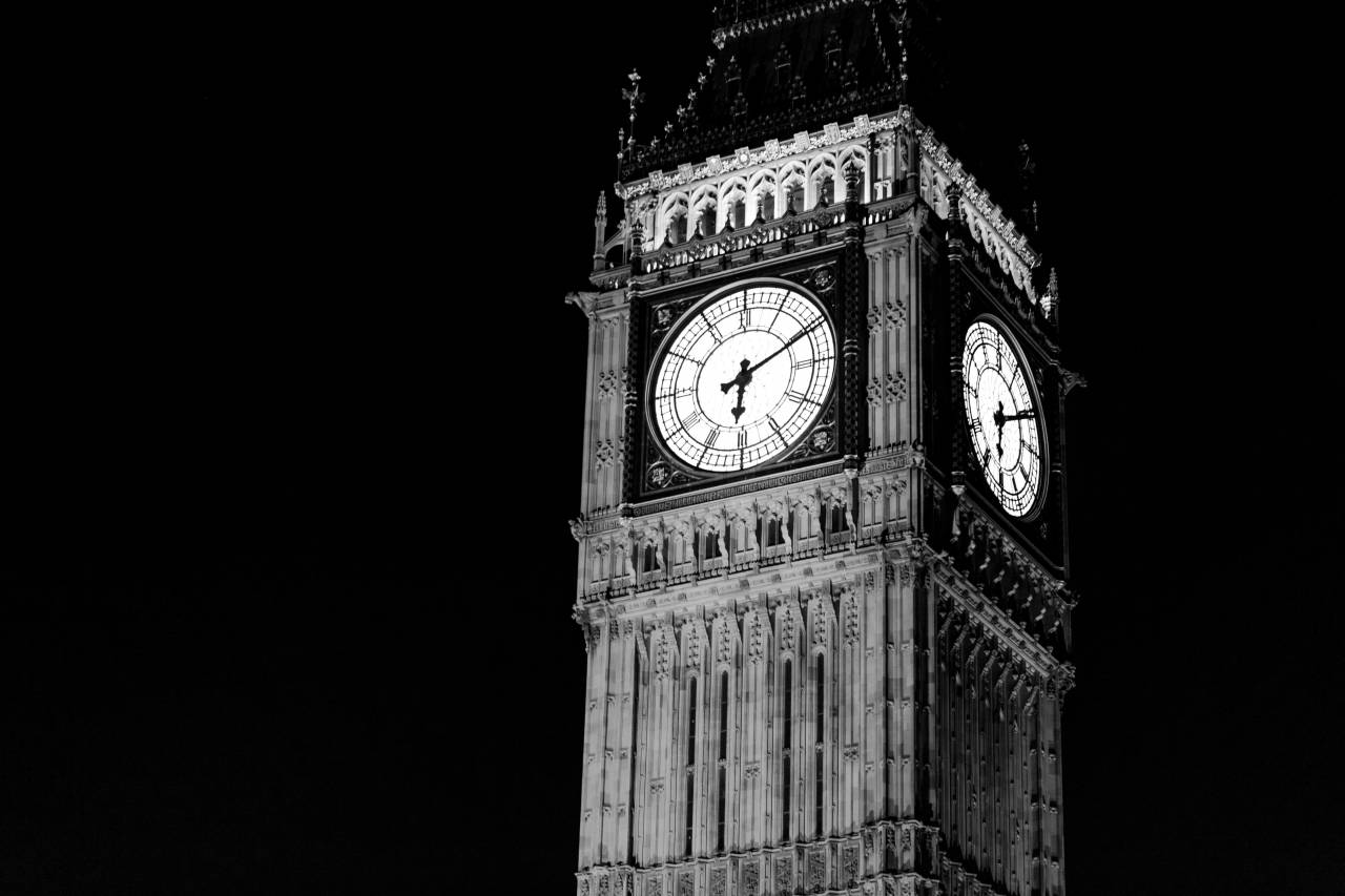 Big Ben at Night Free Stock Photo - NegativeSpace — free black and white photo