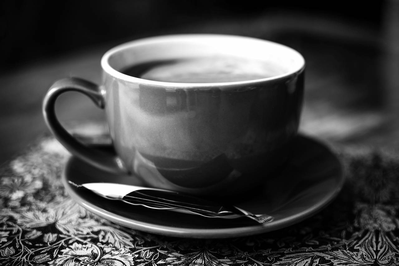 Black Coffee Cup Breakfast Free Stock Photo - NegativeSpace — free black and white photo