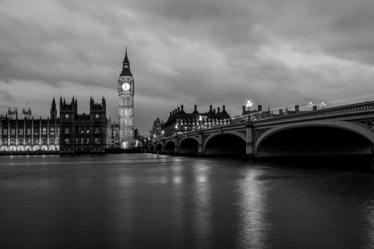 Clouds Black White Big Ben Free Stock Photo - NegativeSpace — free black and white photo