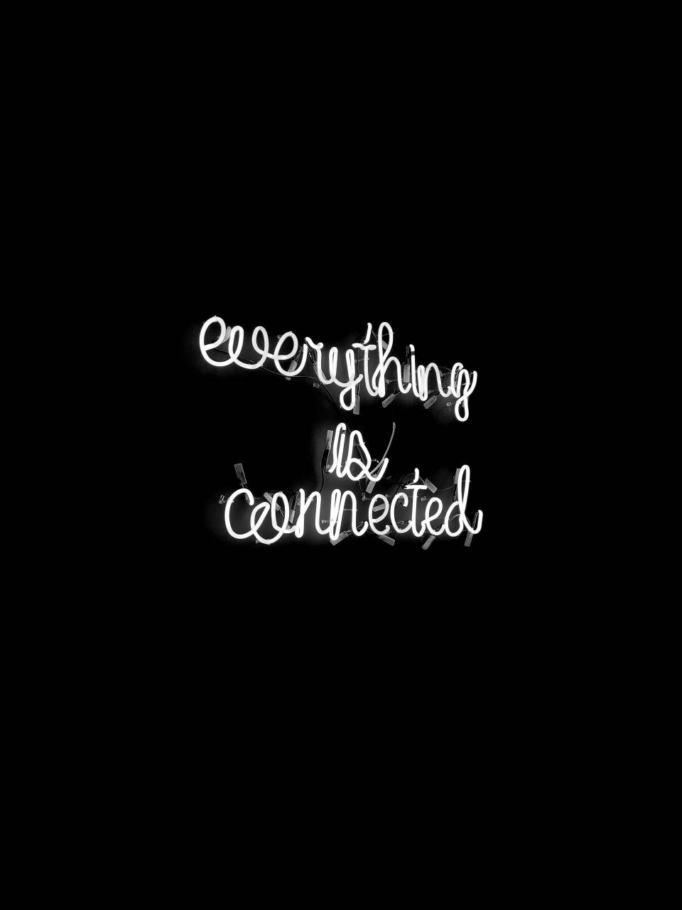 Connected Neon Sign Free Stock Photo - NegativeSpace — free black and white photo