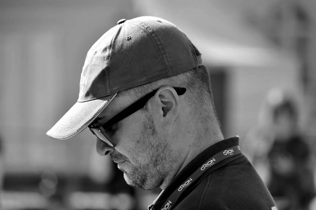 handsome portrait side purple beard sunglasses person race asian eyeglasses street  face hands — free black and white photo