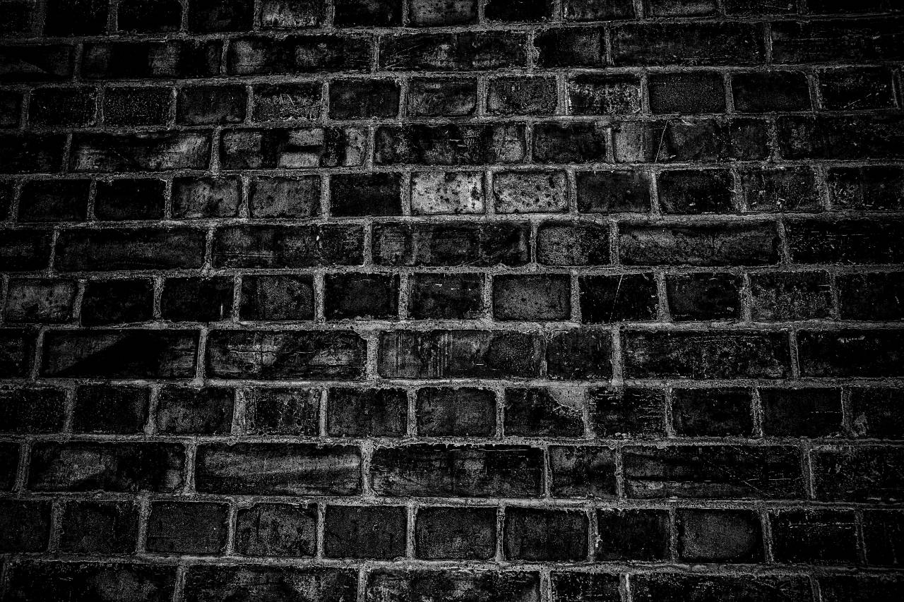 Brick Wall ?Texture?  — free black and white photo