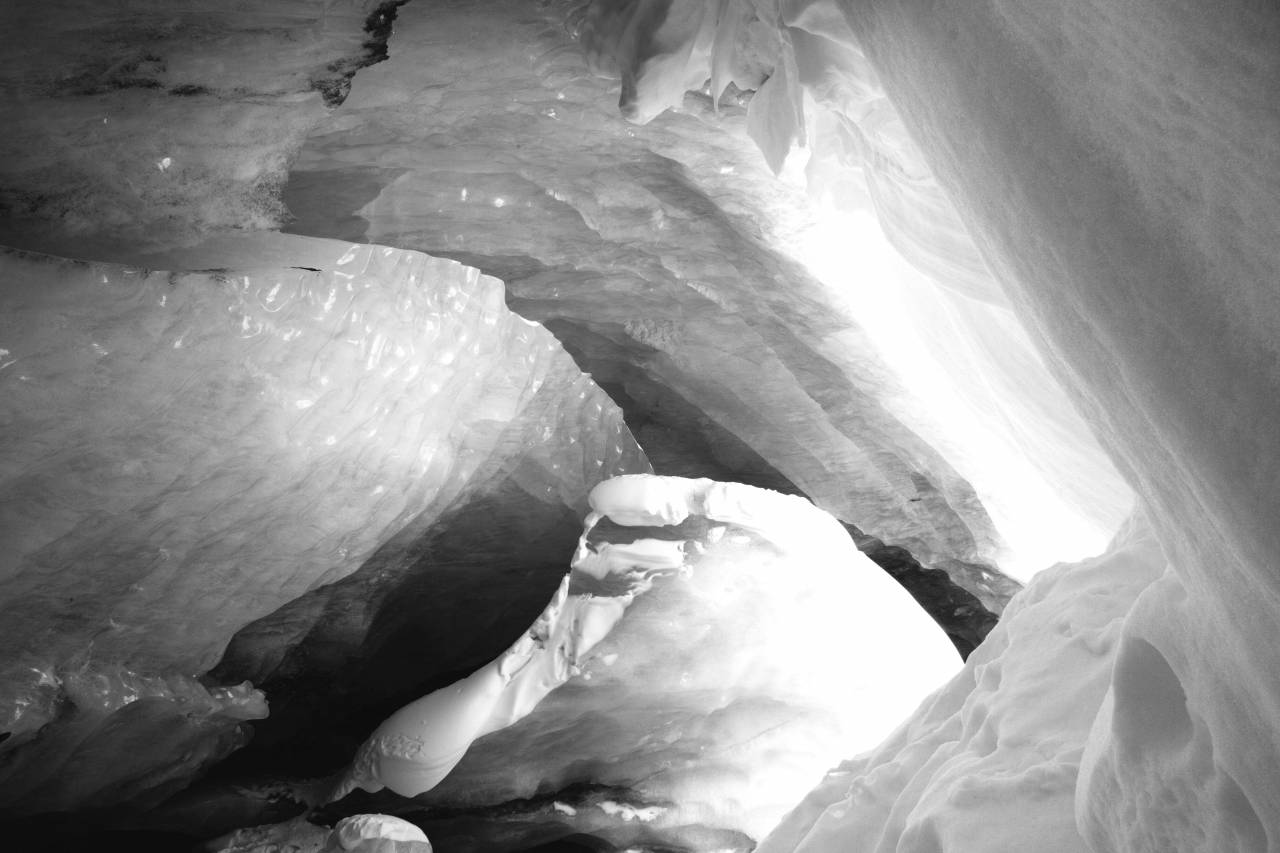 Ice ?Texture?  — free black and white photo