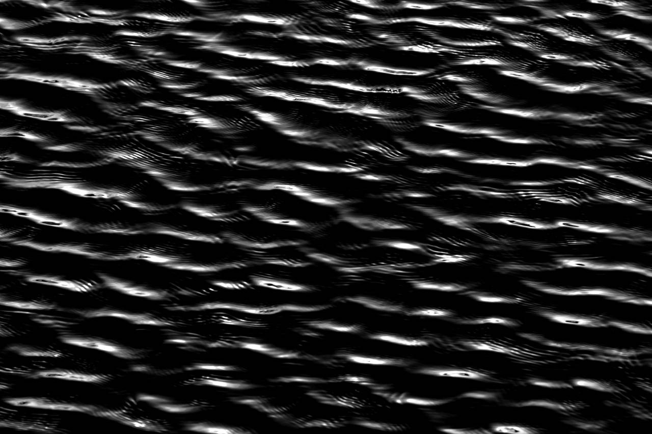 Surface Water Waves  — free black and white photo