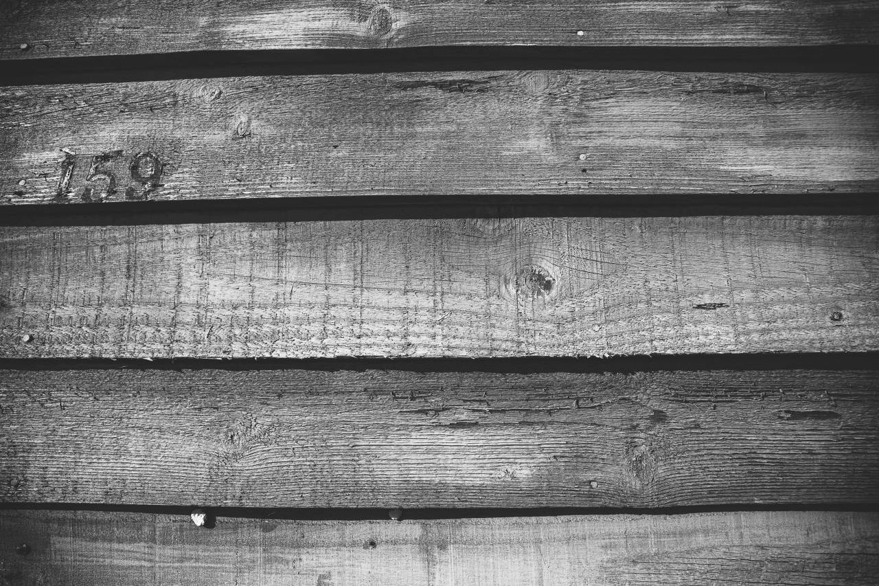 Wood Stripes ?Texture?  — free black and white photo