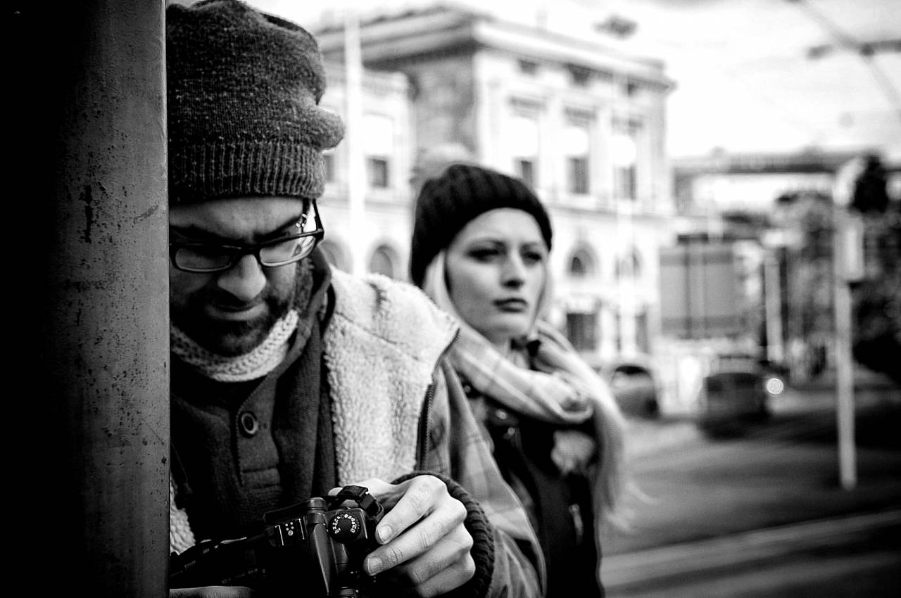   man  person  winter  black and white  people  — free black and white photo