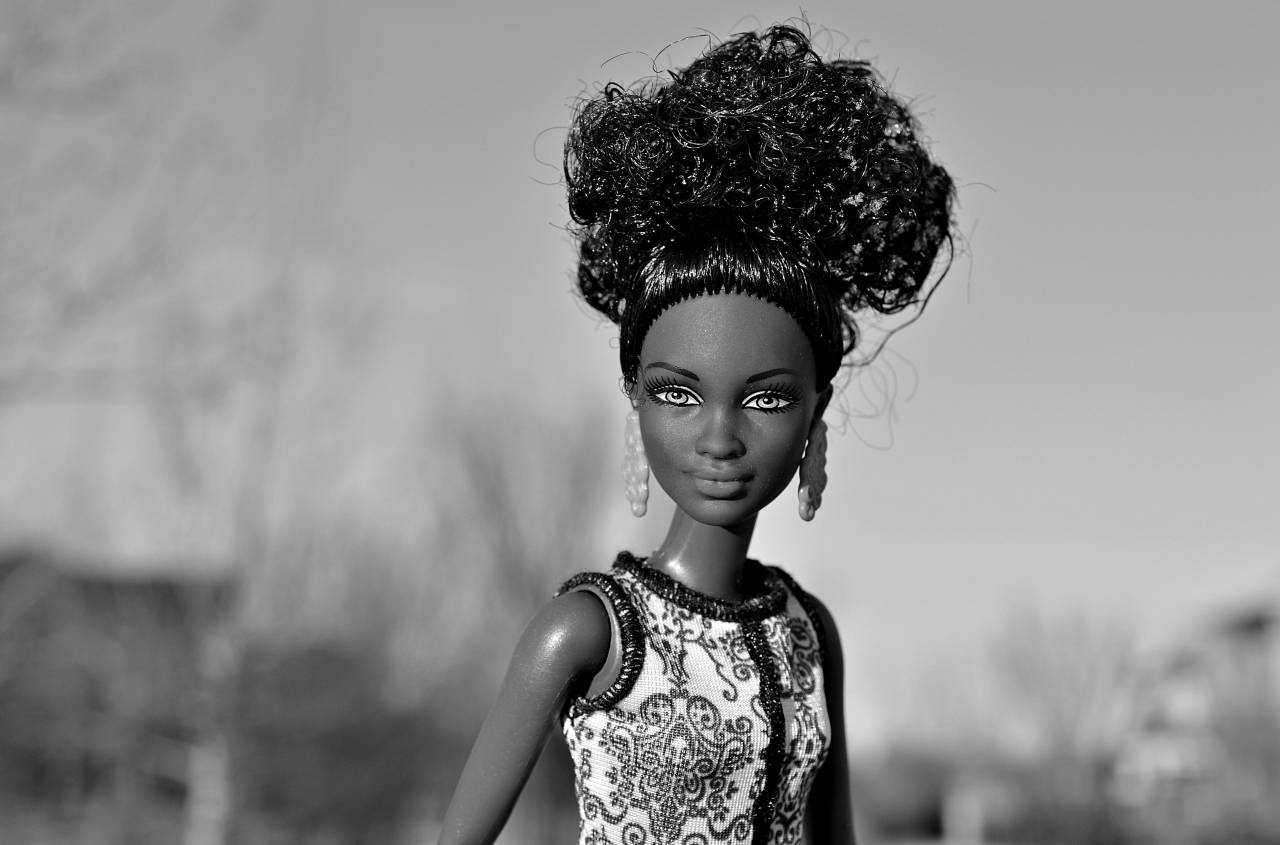   person  people  girl  woman  hair  flower  — free black and white photo