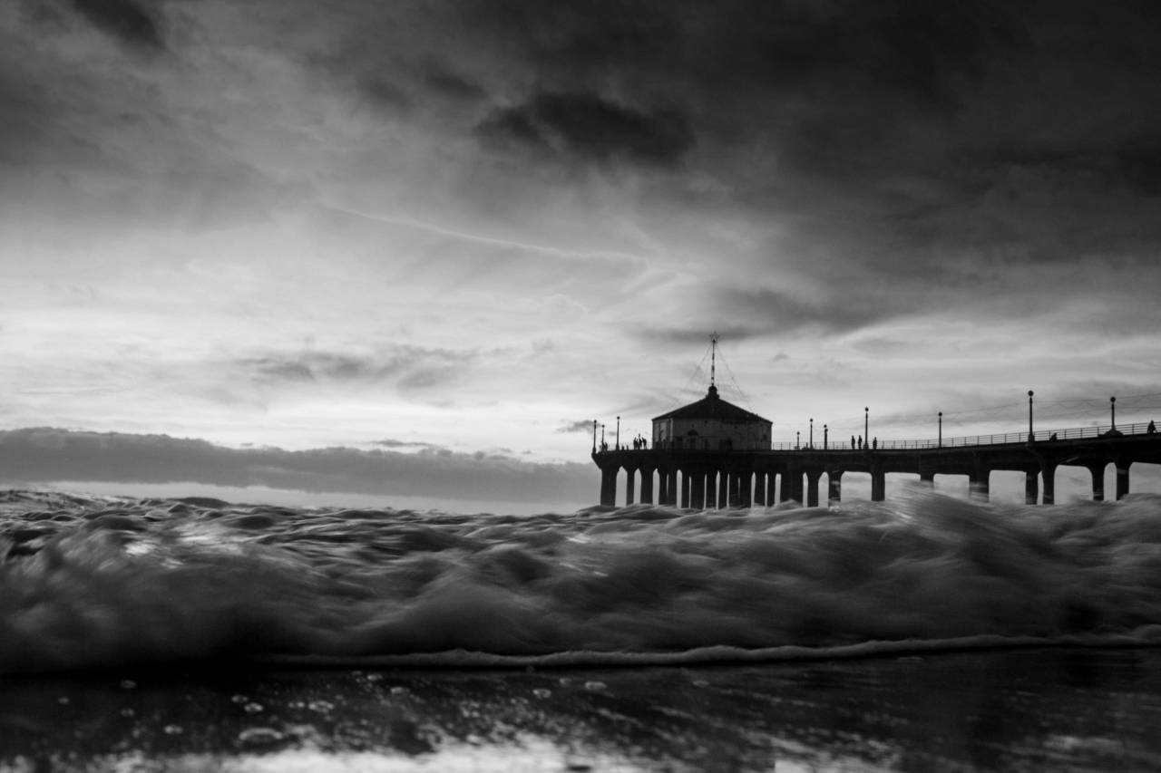 California Sunset Clouds Free Stock ?Photo? -  — free black and white photo