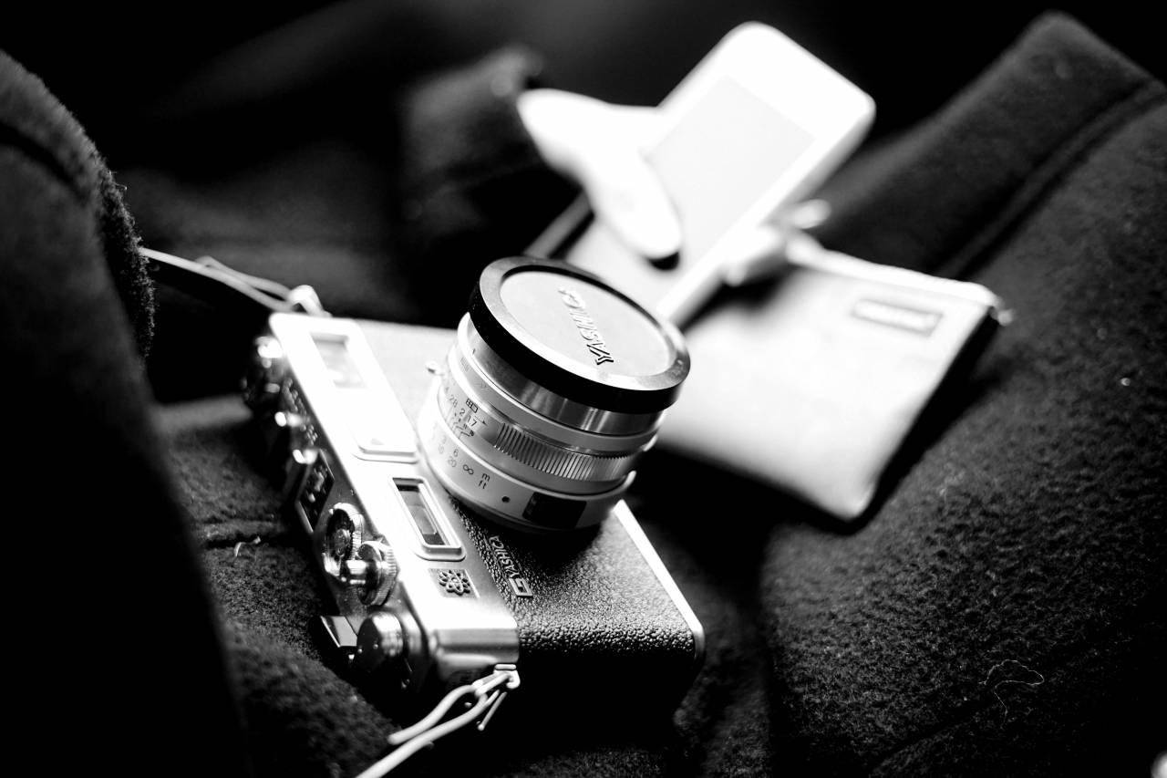 Digital Camera and Mobile Phone Free Stock ?Photo? - ISO ... — free black and white photo