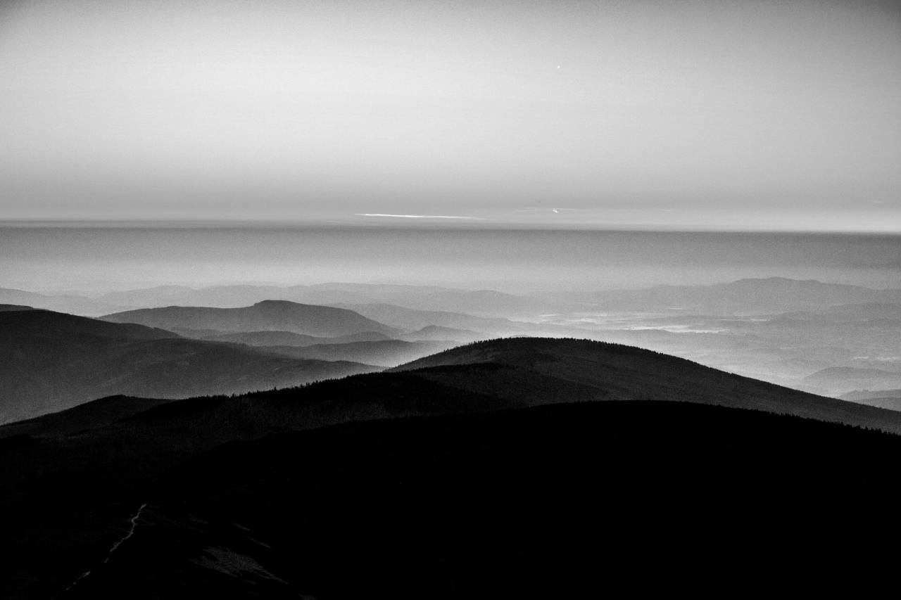 Misty Landscape Royalty-Free Stock ?Photo? and Image — free black and white photo