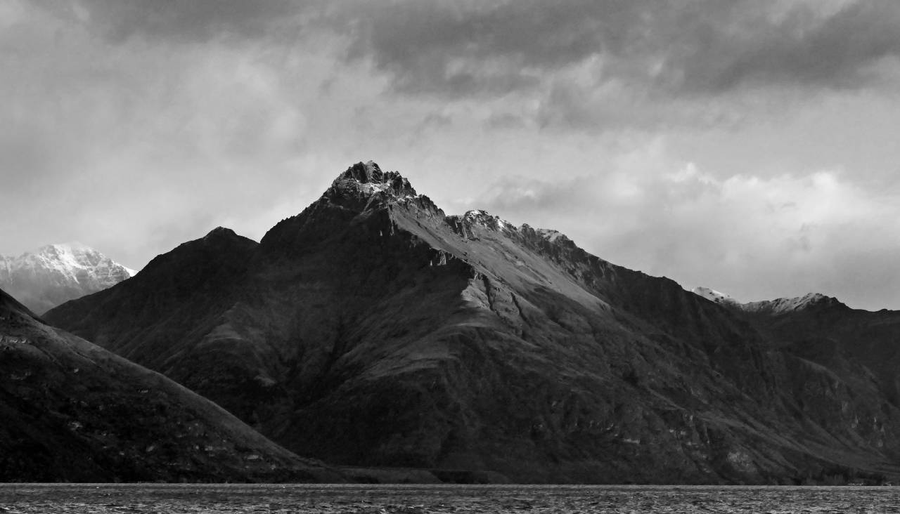 Mountains Sunlight Free Stock ?Photo? -  — free black and white photo