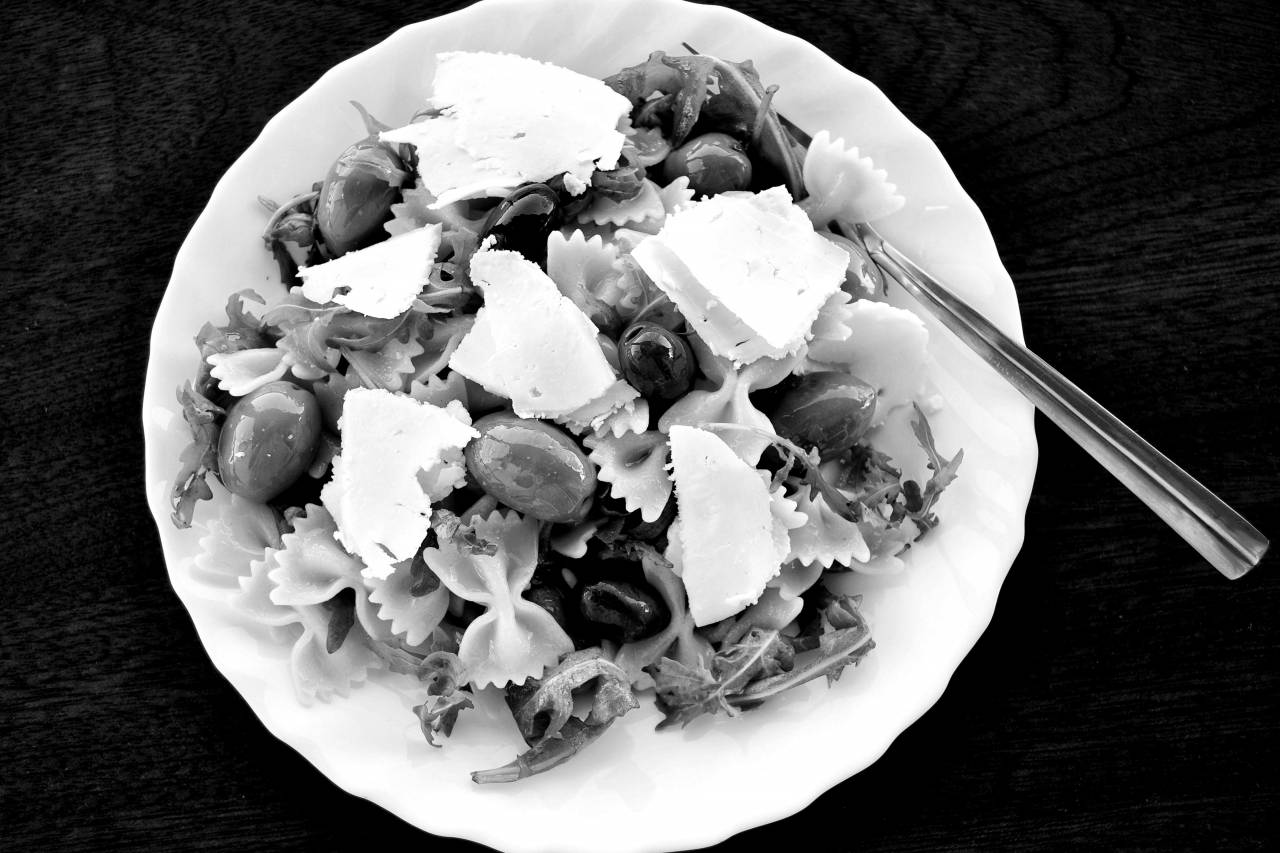 Pasta Salad Free Stock ?Photo? -  — free black and white photo