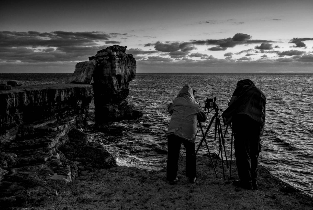 Landscape Photographer  — free black and white photo