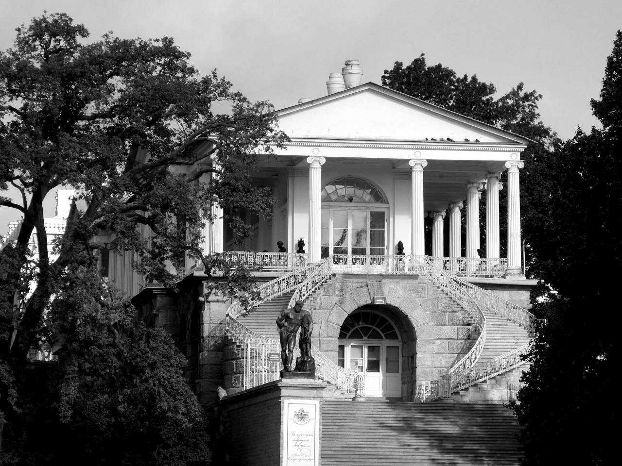   architecture  villa  mansion  house  — free black and white photo