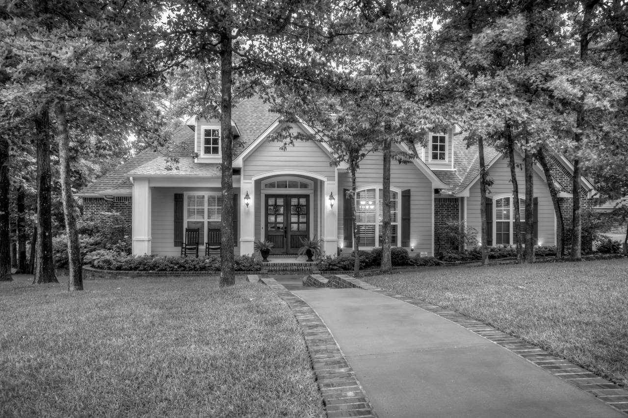  landscape  grass  architecture  lawn  — free black and white photo