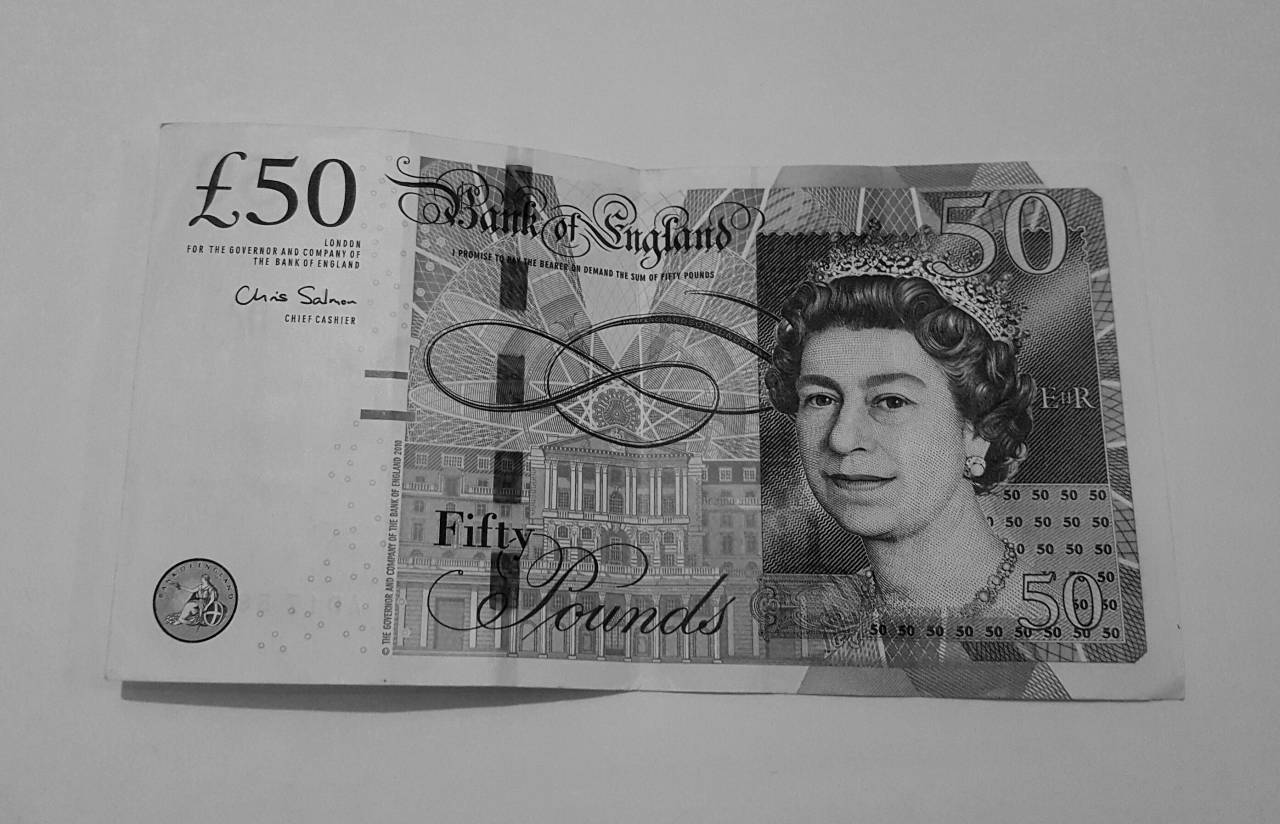   money  paper  material  cash  england  — free black and white photo