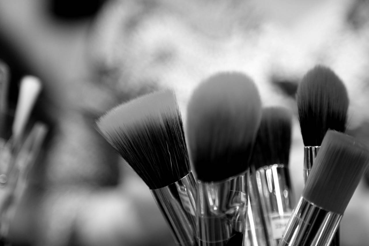   brush  tool  color  close up  beauty  — free black and white photo