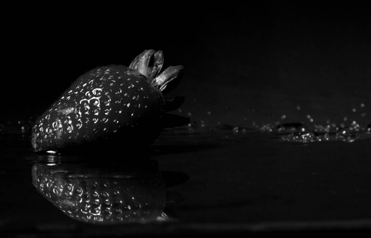   sweet  flower  food  reflection  produce  — free black and white photo