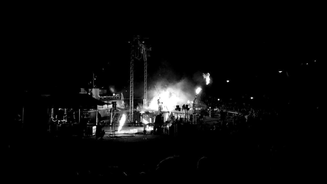   audience  crowd  entertainment  evening  — free black and white photo