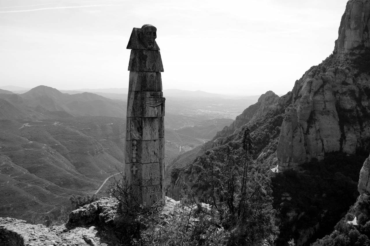   landscape  outdoor  rock  wilderness  — free black and white photo