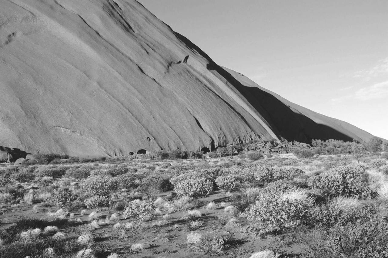   landscape  sand  wilderness  mountain  sky  — free black and white photo