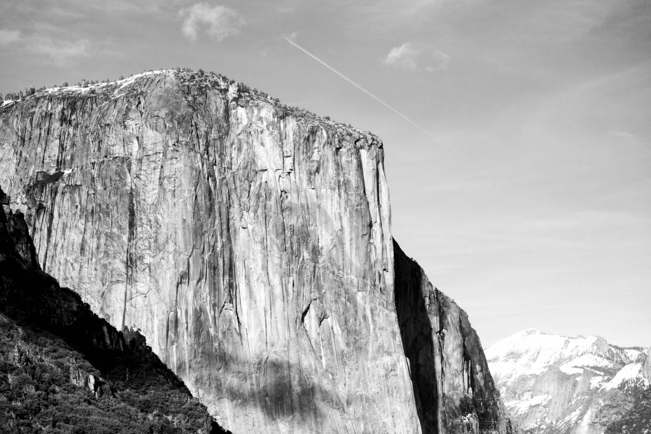   rock  adventure  mountain range  formation  — free black and white photo