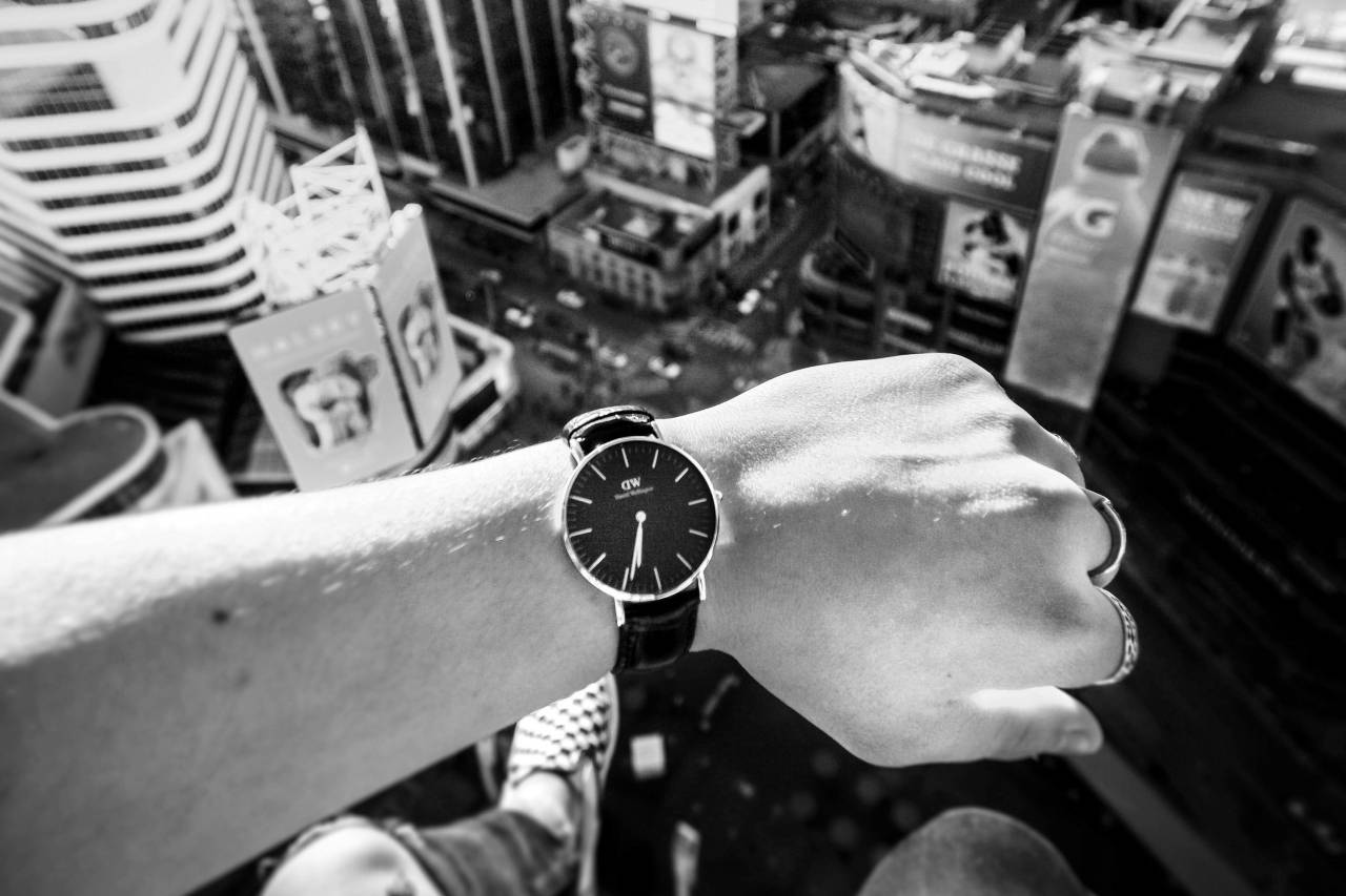 City Watch  — free black and white photo