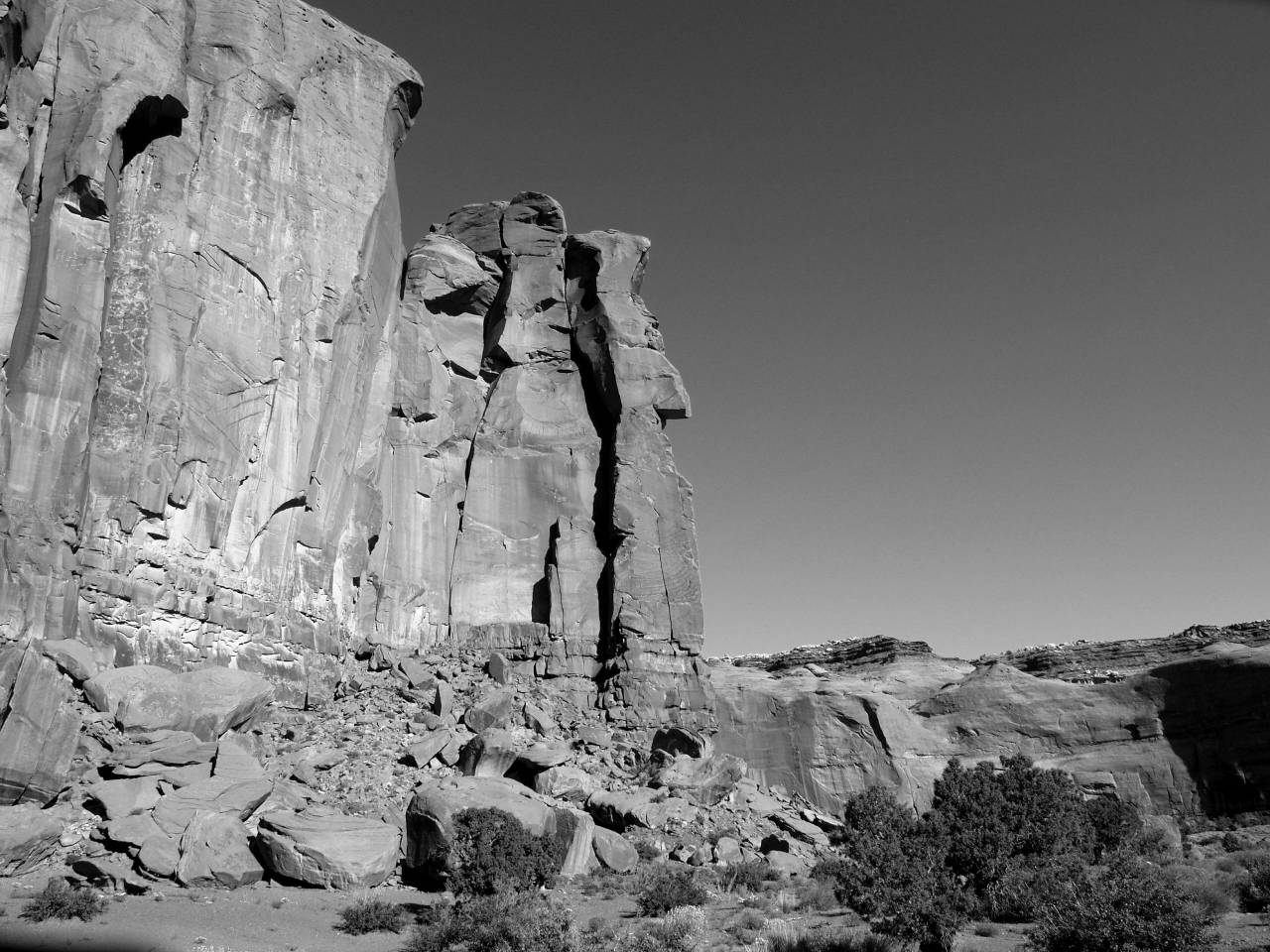   landscape  nature  architecture  desert  dry  — free black and white photo