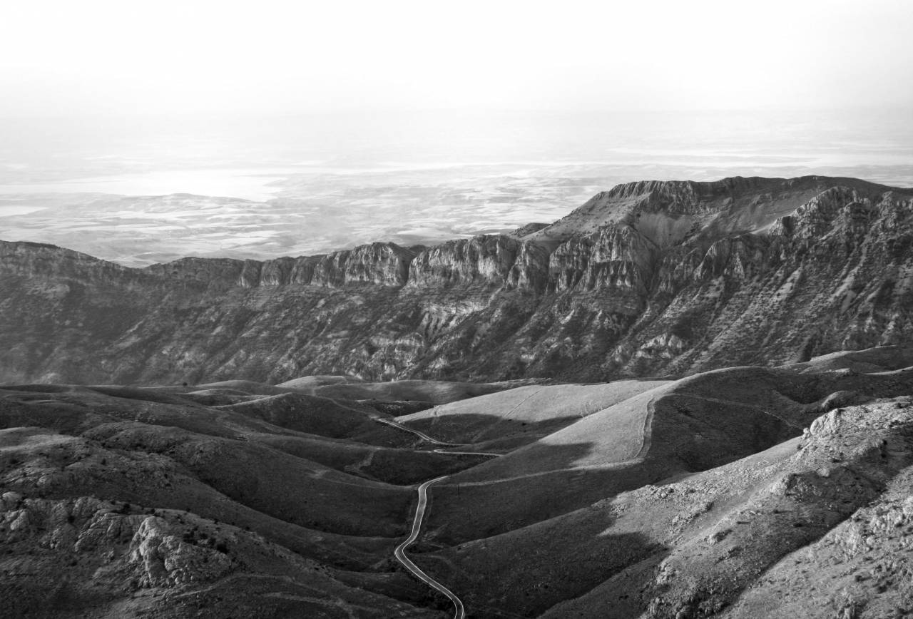   landscape  nature  rock  wilderness  arid  — free black and white photo