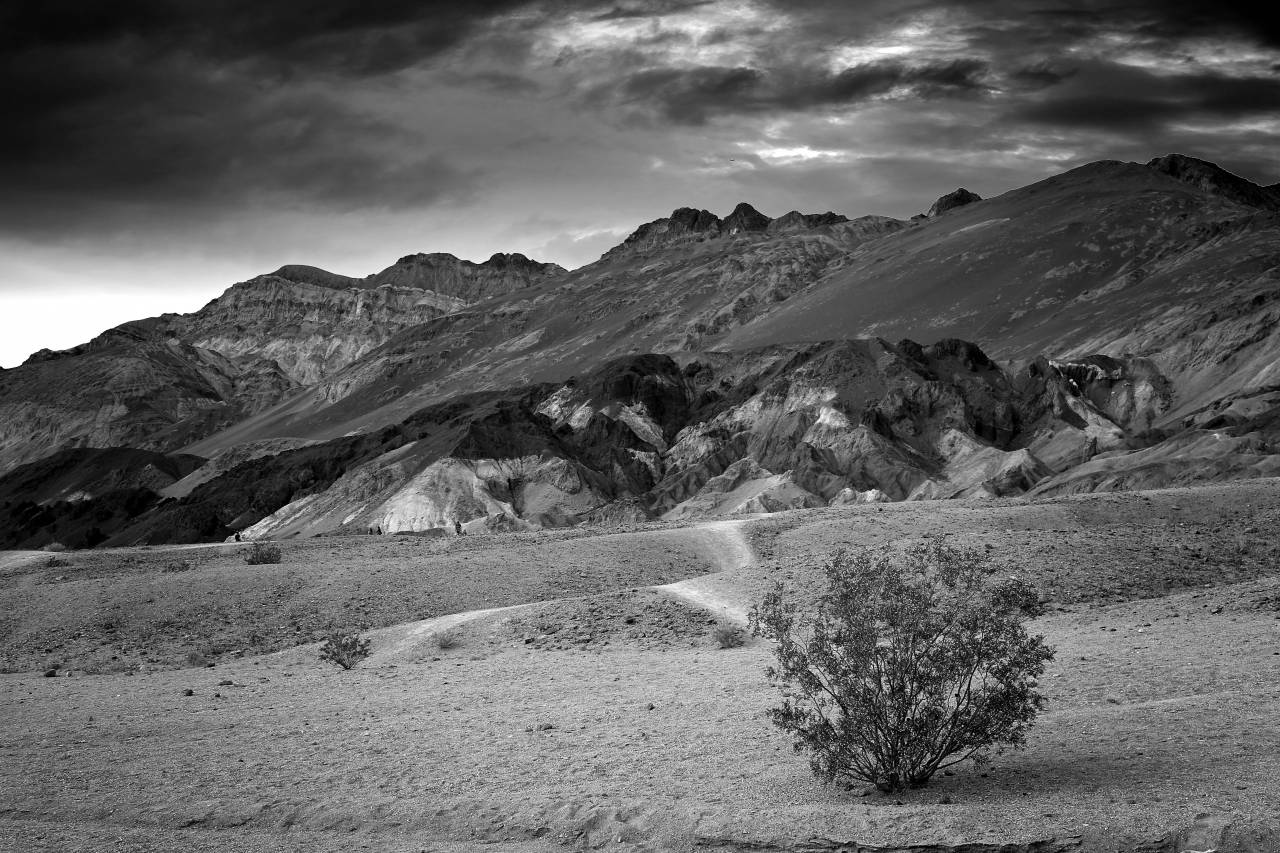   landscape  nature  rock  wilderness  sky  — free black and white photo