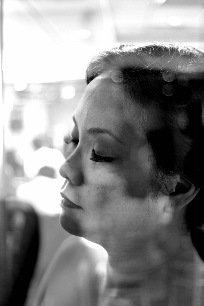   man  person  bokeh  girl  woman  hair  — free black and white photo