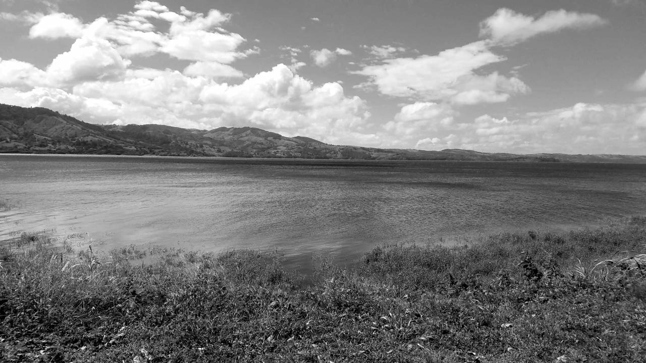 majestic nature lakeside weather water landscape fair shore lake summer beach — free black and white photo
