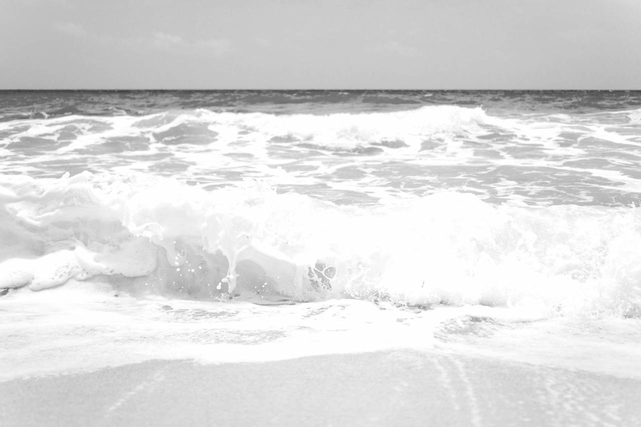 ?Ocean? Beach  — free black and white photo