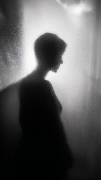 black and white picture for a bathroom artistic silhouette be — black and white photo