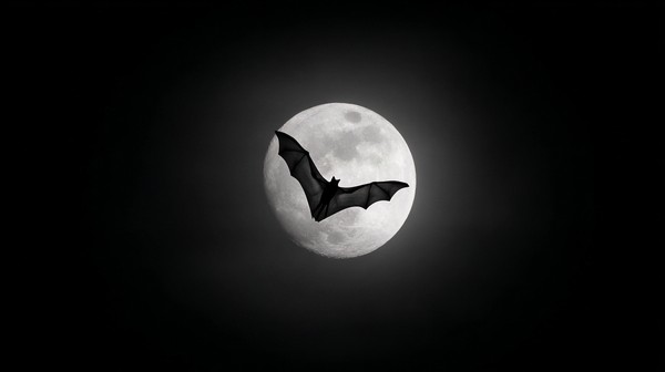 wallpaperbat style bat wallpaper bat flying across bright ful — black and white background photo