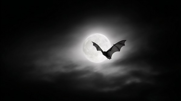 wallpaperbat style bat wallpaper bat flying across bright ful — black and white background photo