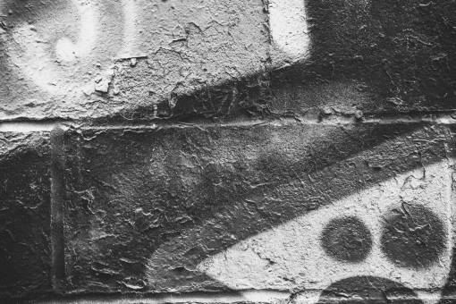 Brooklyn Bricks ?Texture?  — black and white photo