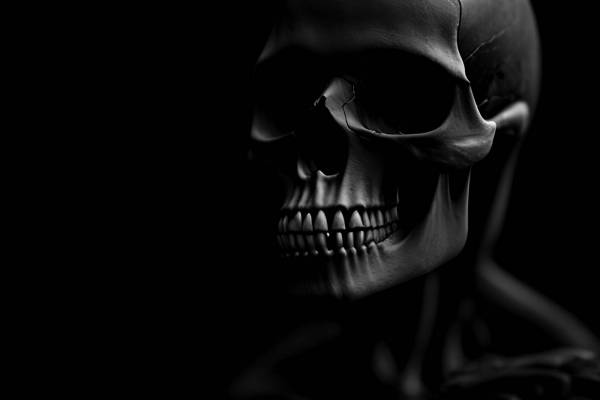 death halloween human bone human skeleton dark spooky human skull