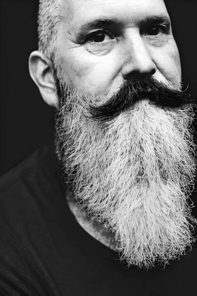 one person beard adult men sd mustache portrait
