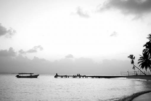 Panama Sunset Royalty-Free Stock ?Photo? and Image — black and white photo