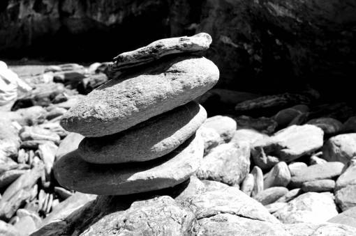   beach  rock  stream  balance  material 