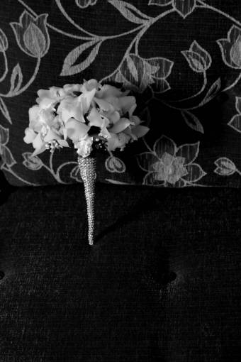 bouquet orchid jewel flower jewelry celebration flowers  — black and white flowers photo
