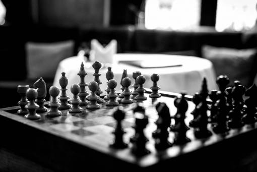   black and white  recreation  board game  — black and white monochrome photo